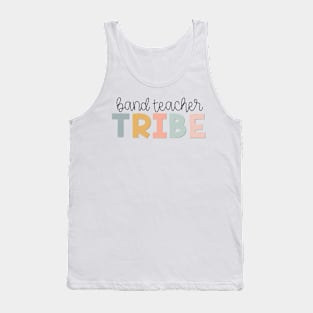 Band Teacher Tribe Muted Pastels Tank Top